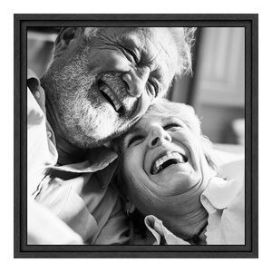 myposter, Alu Dibond im Schattenfugen Rahmen Gemasert in schwarz im Format 30 x 20 cm, 