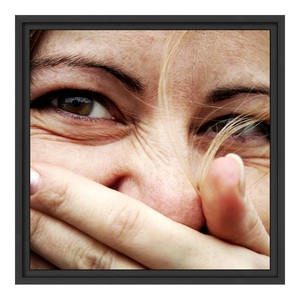 myposter, Glasbilder im Schattenfugen Rahmen in schwarz im Format 75 x 50 cm, 