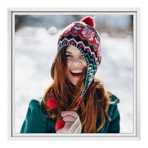 myposter, Foto auf Platte im Schattenfugen Rahmen in weiß quadratisch im Format 30 x 30 cm, 