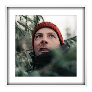 myposter, Poster im Holzbilderrahmen in weiß im Format 70 x 50 cm, 