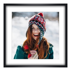 myposter, Poster im Rahmen Holz in schwarz im Format 80 x 45 cm, 