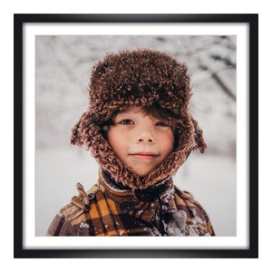 myposter, Poster im Bilderrahmen Holz in schwarz quadratisch im Format 23 x 23 cm, 