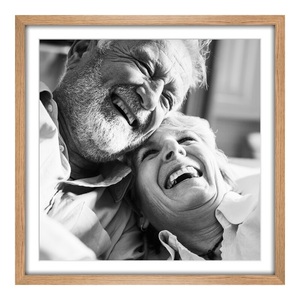 myposter, Poster im Vollholz Bilderrahmen Eiche natur im Format 24 x 18 cm, 
