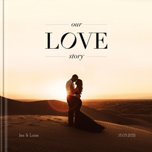 myposter, Fotobuch "Lovestory" im Format 20x20 cm drucken lassen