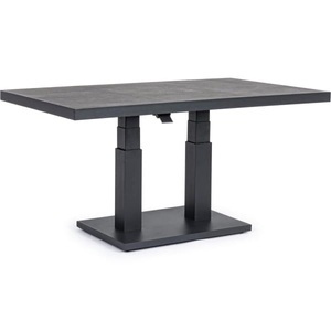 mutoni lifestyle, Gartentisch Truman höhenverstellbar anthrazit 140x85, Garten Couchtisch Truman höhenverstellbar anthrazit 140x85