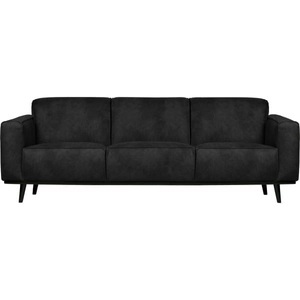 mutoni living, Sofa Statement 3-Sitzer Suedine schwarz, Sofa Statement 3-Sitzer Suedine schwarz 230