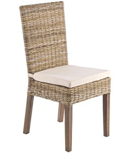 mutoni Garten, Gartenstuhl Rattan mit Kissen Tavira, Gartenstuhl Rattan mit Kissen Tavira