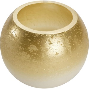 mutoni lifestyle, Kerze Gold Kugel 15x15, Kerze Gold Kugel 15x15