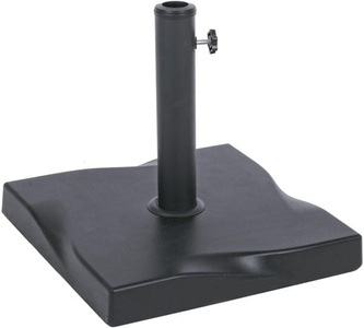 mutoni Garten Deluxe, Sonnenschirmständer Salonicco 25Kg schwarz, Sonnenschirmständer Salonicco 25Kg schwarz