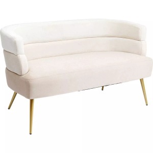 Kare Design, Sofa Sandwich 2-Sitzer creme, KARE Design - Sofa Sandwich 2-Sitzer creme, One Size, Beige