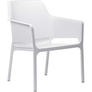 Nardi, Nardi - Net Relax - White, Gartensessel Net weiss hoch