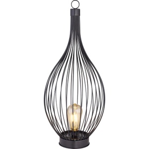 mutoni light, Solarleuchte Metall schwarz 1xLED