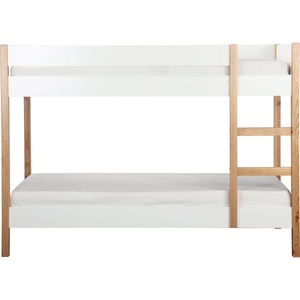Mobilia, Mobilia - Etagenbett - natur/weiß, Kinderbett Etagenbett Pinie natur weiss 90x200