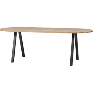 mutoni living, Esstisch Tablo Oval Eiche FSC Square Fuss, Esstisch Tablo Oval Eiche FSC Square Fuss