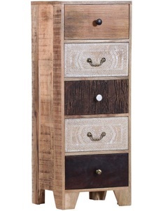 ars manufacti, home24 Hochkommode Curenna III, Hochkommode Vintage Multiple Ornament 46x44x120