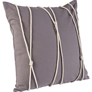 Bizzotto, Bizzotto - Kissen Rope - 45 x 45 cm - Taupe, Kissen Rope Taupe 45x45