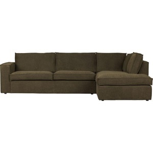 mutoni living, Ecksofa Freddie rechts warmgrün, Ecksofa Freddie rechts warmgrün