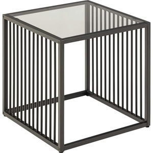 mutoni scandi, Beistelltisch Iola Glas schwarz 40