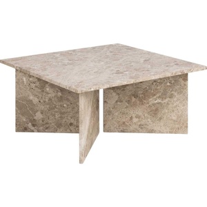 mutoni scandi, Couchtisch Venus Marmor braun 90