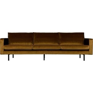 mutoni casual, Sofa Rodeo 3 Sitzer Velvet Honiggelb