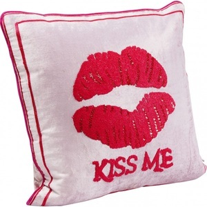 Kare Design, Kissen Kiss Me Rosa 40x40cm, 