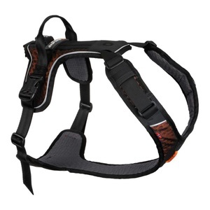 Non-stop Dogwear, Non-stop Dogwear Hundegeschirr Rock Harness, Non-stop Dogwear Hundegeschirr Rock Harness - Black/Orange -