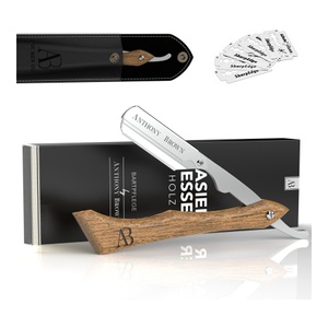 Anthony Brown, Anthony Brown Rasiermesser Holz - Silber -, 