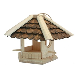 Hauptner, Hauptner Vogelhaus Pavillon mit Schindeldach - Fichte - Holz -, Hauptner Vogelhaus Pavillon mit Schindeldach - Fichte - Holz -