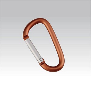 Munkees, D-Shape Karabiner 2x 6x60mm, Munkees D-Shape 2er Pack Carabiner