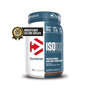 Dymatize, Iso 100 Gourmet Chocolate 900g Proteinpulver, Power Pulver Unisex 932G