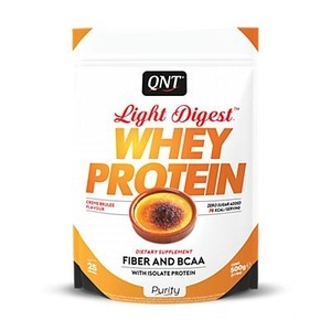 QNT, Light Digest Whey 500 g Proteinpulver, QNT Light Digest Whey Protein Crème Brûlée (500g)