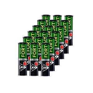 Dunlop, 18-Pack Fort All Court Tennisball, Dunlop Fort All Court Swiss 4er Dose