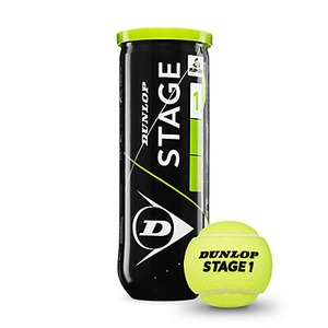Dunlop, Dunlop STAGE 1 GREEN Tennisball Kinder, Dunlop Mini Tennis (Stage 1) 3er Dose