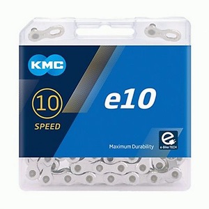 Kmc, KMC Catena KMC e10 10 speed bike (bici) / / 122 link Argento, KMC Velokette e10, 10-Gang