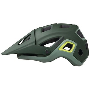Lazer, Impala Mips Velohelm, Lazer Impala Mips Velohelm MTB - Matte Dark Green, Flash Yellow (Grösse: L (58-61 cm))