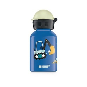 SIGG, Trinkflasche KBT Build it 0,3L, Sigg Kids Build it Aluflasche marine
