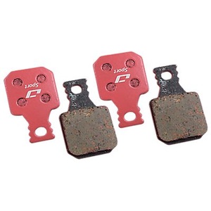 Jagwire, Jagwire Sport Semi-Metallic Scheibenbremsbeläge für Magura MT7/MT5/MT Trail Front 1 Paar rot 2020 Scheibenbremsbeläge, 
