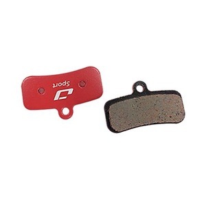 Jagwire, Jagwire Sport Semi-Metallic Bremsbeläge für Shimano Saint/Zee | TRP Quadiem/Slate 1 Paar rot 2020 Scheibenbremsbeläge, 