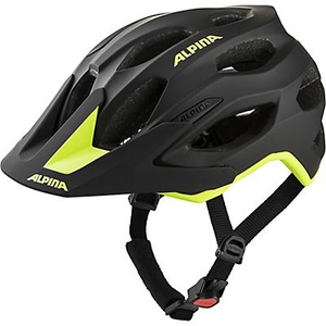 Alpina, Carapax 2.0 Velohelm, Alpina Carapax 2.0 Velohelm - black-neon yellow matt (Grösse: 52-57)