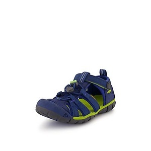 Keen, Keen Seacamp II CNX Kinder-Sandale blau, Keen Seacamp II CNX - Wandersandalen - Kind Blue Depths / Chartreuse 31