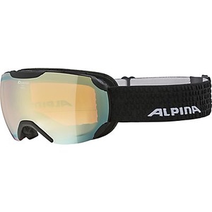 Alpina, Alpina Skibrille PHEOS S MM - Black Mat Mirror Gold, Alpina Pheos S Qlite Skibrille / Snowboardbrille kohle