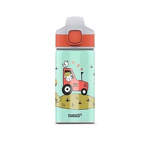 SIGG, Kinder Trinkflasche Miracle Tractor Farm 0.4 L, Miracle Alu 400 ml Kinder Trinkflasche