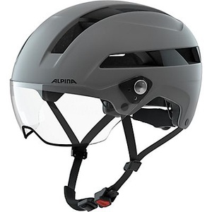Alpina, Alpina Soho Visor Velohelm - Coffee-Grey Matt, Alpina SOHO VISOR Velohelm grau