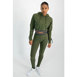 Kappa, 222 Banda Vanity Crop Damen Hoodie, 222 Banda Vanity Crop Damen Hoodie