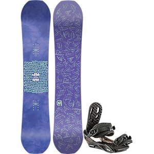 Nitro, Ripper 132-137 cm Kinder Snowboard Set 22/23, 