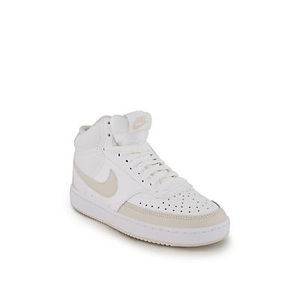 NIKE, Court Vision Mid Damen Sneaker, Nike Court Vision Mid Sneaker | Summit White + Light Orewood Brown | Damen | EU38