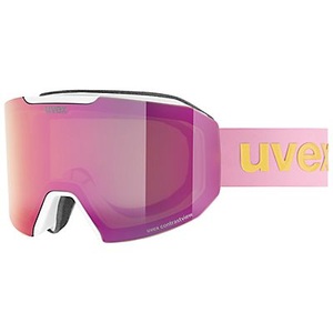 Uvex, Uvex evidnt ATTRACT WE Skibrille - white matt dl/mirror rose, Uvex evidnt ATTRACT WE Skibrille - white matt dl/mirror rose