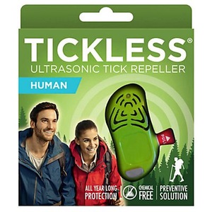 Tickless, TICKLESS Ultraschall-Zeckenschutz Junior, Tickless Adult Zeckenschutz grün /rot (1 Stück)