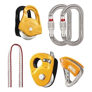 Petzl, Petzl Crevasse Rettungskit 2020 Seilrollen, Petzl Kit de secours crevasse One Size