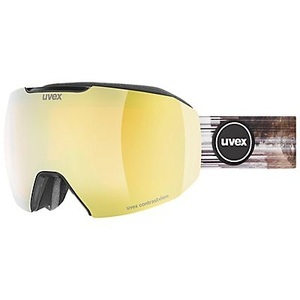 Uvex, Uvex - Epic Attract Skibrille - Unisex - Wintersportausrüstung - Schwarz - OneSize, Uvex epic ATTRACT Skibrille - black matt dl/mirror gold